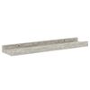 vidaXL Wall Shelves 2 pcs Concrete Grey 40x9x3 cm