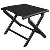 vidaXL Footrest | Black | Aluminium, Textilene | 41x49.5x38 cm | Foldable