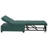vidaXL Sofa Bed Dark green 67 x 194 x 38 cm Velvet