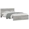 vidaXL Bed Frame without Mattress Grey Sonoma 120x200 cm