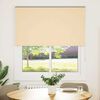 vidaXL Roller Blind Blackout Beige 125x150 cm Fabric Width 121.6 cm Polyester