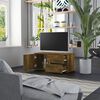 vidaXL TV Cabinet Smoked Oak 80x34x36 cm Engineered Wood