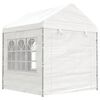 vidaXL Gazebo with Roof White 17.84x2.28x2.69 m Polyethylene