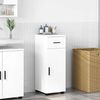 vidaXL Bathroom Cabinet White 30 x 35 x 80 cm Engineered wood & Metal