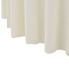 vidaXL 2 pcs Stretch Table Covers with Skirt 180x74 cm Cream