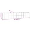 vidaXL Garden Raised Bed Galvanised Steel 396x100x68 cm Silver