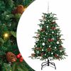 vidaXL Artificial Christmas Tree with 150 LEDs with Stand Green 150 cm