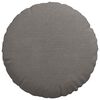 vidaXL Seat Cushions 2 pcs Light Grey &Oslash; 40 cm Corduroy Fabric