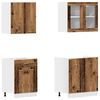vidaXL 4 Piece Kitchen Cabinet Set Lyon Old Wood Engineered Wood