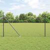 vidaXL Fence Post Grey 25 x 1.2 m (36 mm mesh) Steel