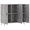 vidaXL Sideboard Grey Sonoma 90x34x80 cm Engineered Wood