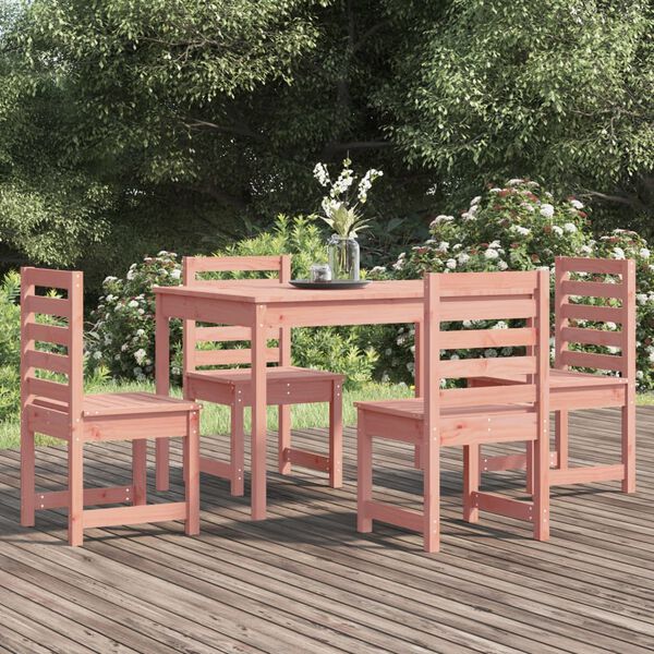 vidaXL 5 Piece Garden Dining Set Solid Wood Douglas
