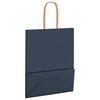 vidaXL Paper Bags 50 pcs with Handles Blue 18x8x22 cm