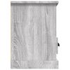 vidaXL TV Cabinet Grey Sonoma 100x35x50 cm Engineered Wood