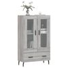 vidaXL Highboard Grey Sonoma 69.5x31x115 cm Engineered Wood