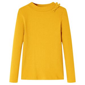 Kids' T-shirt with Long Sleeves Ochre 92