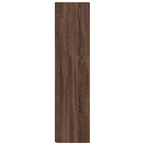 vidaXL Corner Cabinet Brown Oak 33x33x132 cm Engineered Wood