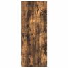 vidaXL Bookcase Smoked Oak 40x30x77 cm Engineered Wood