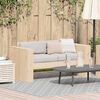 vidaXL Garden Sofa Brown 134 x 60 x 62 cm Solid Pine Wood