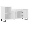 vidaXL TV Cabinet White 100x35x55 cm Engineered Wood