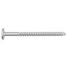 vidaXL Wood Screws 2 pcs Silver M6 x 70 mm Steel