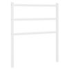 vidaXL Metal Replace Headboard White 75 cm