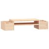 vidaXL Monitor Stand 70x27.5x15 cm Solid Wood Pine
