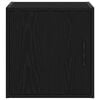 vidaXL Garage Wall Cabinet Black Engineered Wood