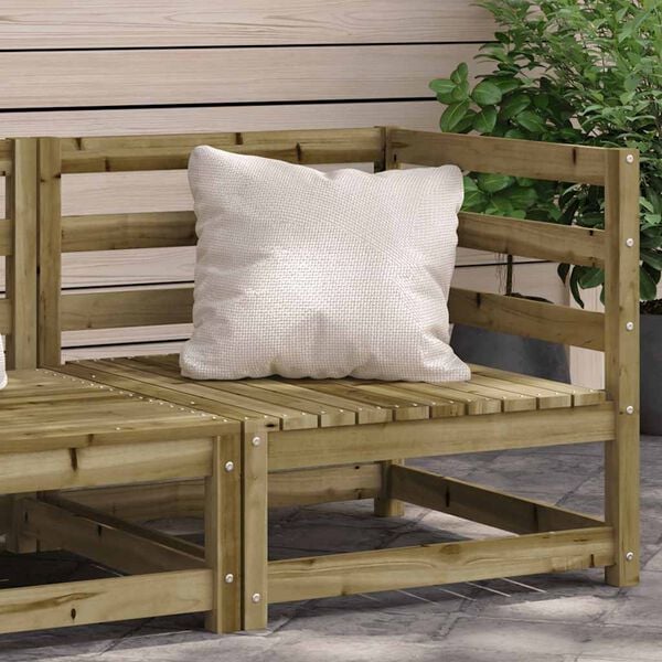 vidaXL Garden Sofa Corner 70x70x67 cm Impregnated Wood Pine