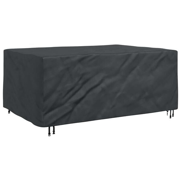 vidaXL Furniture Cover Plain Black 230 x 165 x 80 cm 600D