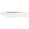 vidaXL Bed Frame without Mattress with Drawers White 160x200 cm (814960+815000)