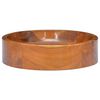 vidaXL Basin Solid Teak Wood &Phi;40x10 cm
