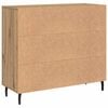 vidaXL Sideboard Artisan Oak 90 x 34 x 80 cm Engineered Wood