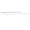 vidaXL Manual Awning Frame Adjustable White 4.5 x 3 m Steel
