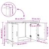 vidaXL Bathroom Cabinet Old Wood 90 x 33 x 60 cm Engineered Wood
