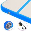 vidaXL Inflatable Gymnastics Mat with Pump 700x100x20 cm PVC Blue