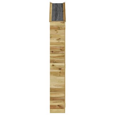 vidaXL Garden Tool Shed 107x37x220 cm Impregnated Solid Wood Pine