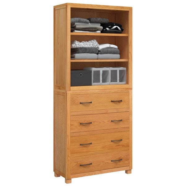 vidaXL Storage Furniture Set with Drawer Brown Engineered wood