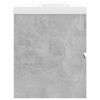 vidaXL Sink Cabinet with Built-in Basin Concrete Grey Engineered Wood