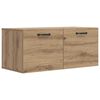 vidaXL Wall Cabinet Wall-Mounted Artisan oak 80 x 36.5 x 35 cm