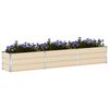 vidaXL Planter Ivory 290 x 50 x 45 cm Galvanised Steel