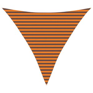 vidaXL Sun Shade Sail Orange and Brown 3.6 x 3.6 x 3.6 m