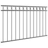 vidaXL Fence Element Assen Grey 170 x 100 cm Steel
