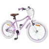 vidaXL Kids Bike 18'' for 5-7 Years Old Purple