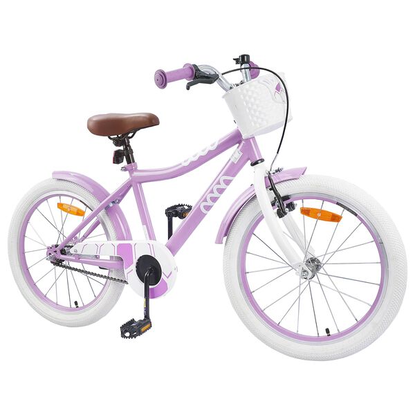 vidaXL Kids Bike 18'' for 5-7 Years Old Purple