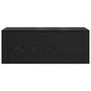 vidaXL Shoe Cabinet Black oak 100 x 35 x 38 cm Engineered wood