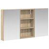vidaXL Bathroom Cabinet Set 3 pcs 90 x 10.5 x 50 cm Engineered wood