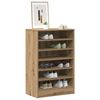 vidaXL Shoe Cabinet Artisan Oak 60x35x92 cm Engineered Wood