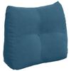 vidaXL Back Pillow Blue 60 x 24 x 50 cm Velvet