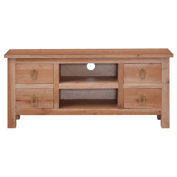vidaXL TV Cabinet 100x30x45 cm Solid Mahogany Wood